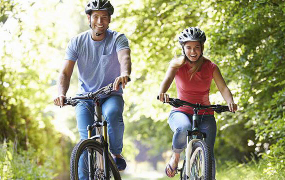 Cycling at the best farm holidays in India